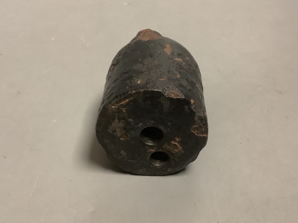 An inert WWI French Vivion Bessiers grenade. Please note - only available to UK buyers. Collection only - postage not available.